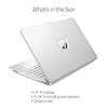 HP 15.6" FHD Laptop, Ryzen 5-5500, Silver, HD Webcam, USB-C, HDMI, AMD Radeon Graphics, Windows 10 Home, w/Tikbot Accessories (16GB RAM | 512GB PCIe SSD)