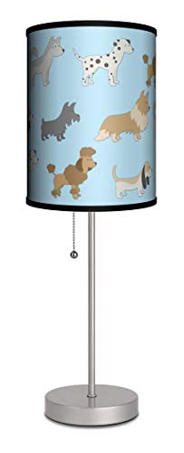 Lamp-In-A-Box Cute Dog Lamp Gifts for Animal Pet Lovers - Table Lamp for Home Decor Bedroom Light for Teens Adults (Various Dogs) 20H x 7W