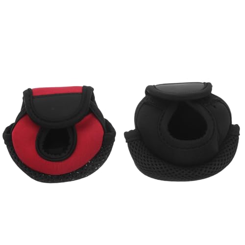 Bolsa transpirable para carrete de pesca de nylon ligero protector contra humedad 2 piezas