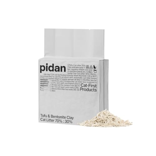 pidan Tofu Cat Litter with Bentonite,Clumping,Mix Litter Plant Based 2Pack