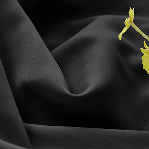 Rose Home Fashion Rhf Privacy Room Divider Curtain 8Ft Tall X 12.5 Ft Wide: No One Can See Through, Total Privacy(12.5X8)-Black (Comin18Ju029058) #TOP3