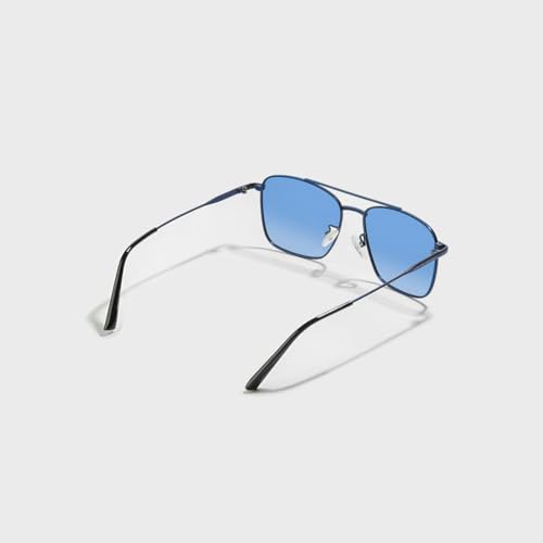 Image of SAM AND MARSHALL VEIN Sunglass I 400% UV Protection I Metal Sunglass I Square Sunglass I Double Bar I Unisex