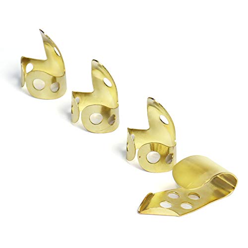 Doigts de Guitare 3 Doigts D’Index + 1 Pouce RéGlable en MéTal Pick de Style de Doigt Protecteur de Doigt - Les Beatles, Paul McCartney, John Lennon, RIngo Starr, George Harrison Doigts de Guitare 3 Doigts D'Index + 1 Pouce RéGlable en MéTal Pick de Style de Doigt Protecteur de Doigt – Image 4