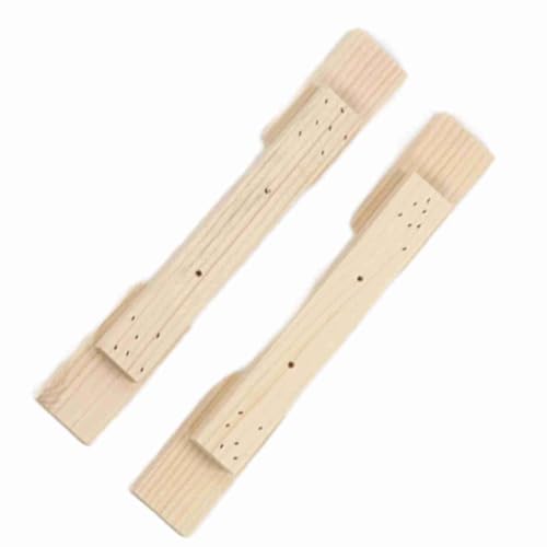 Soporte de piso de puntada cruzada de 50 cm de madera 6