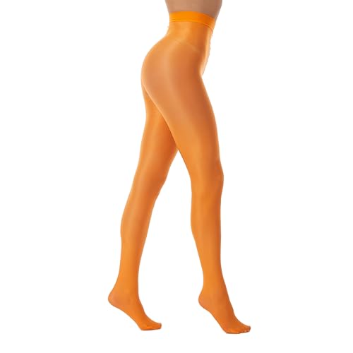 Image of Frola Shaping Tights for Women 70D Shimmery Pantyhose for Dance Ballet Glitter Socks