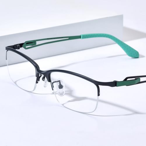 Image of FONEX Pure Titanium Glasses Frame Men Square Eyeglasses Optical Eyewear F85775