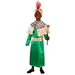 DISBACANAL Disfraz Rey Mago Baltasar Infantil - 10 año