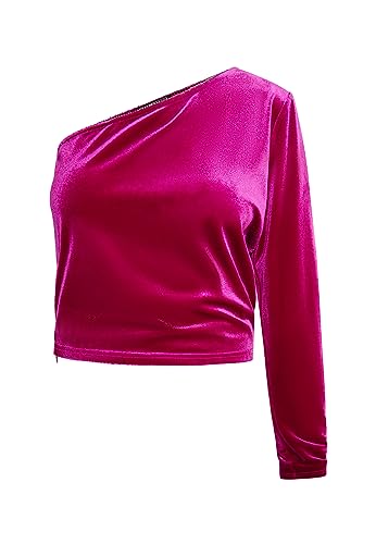 Haut à une épaule femme Caissa top chic haut de gamme