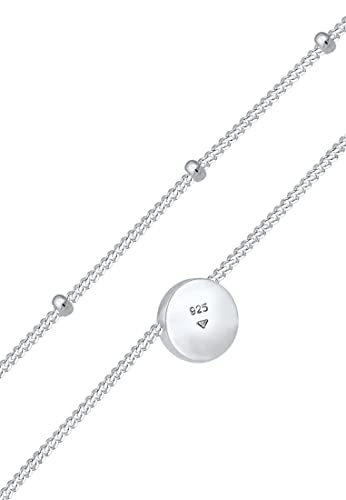 Elli Collana Donne Girocollo Sfera Strati Tendenza Con Opale Sintetico In Argento Sterlino 925 - 4