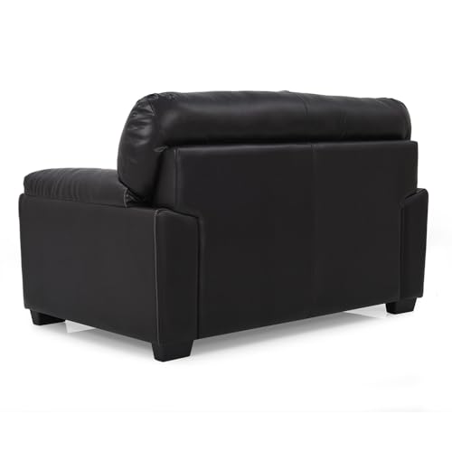Image of Royaloak Sepang Malaysian Leatherette Sofa 2 Seater | Tufting Design | Pocket Springs for Extra Comfort | Flared Armrests | Solid Wood Frame Construction | High Backrest | Sofas for Living Room