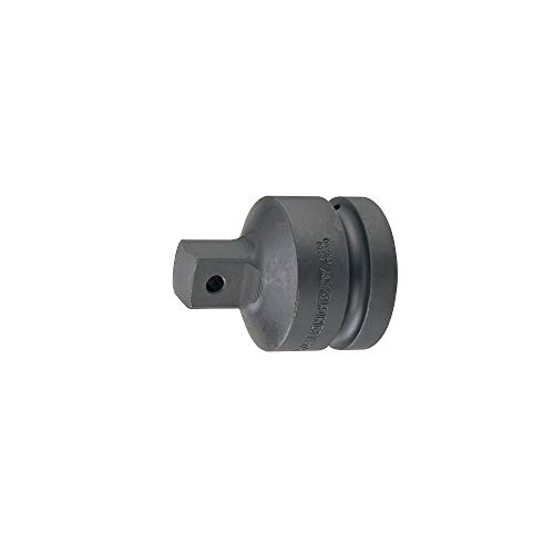KING TONY Adaptateur en alliage d'acier 9868, 1-1/2" F x 1" M, 1-1/2" Drive 1-1/2"