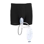 Wearable Men's Urinal Portable Urinals for Men Reusable Male Urine Bag External Catheter for Men Wearable Spill Proof Collector Urinary Drainage for Bedridden Elderly