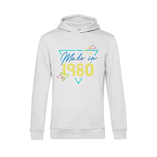 Cadeau anniversaire 1980 sweat à capuche sur mesure pour quadras nostalgiques