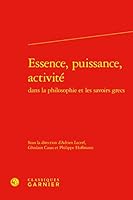 Essence, Puissance, Activite (Symposia, 10) 2406131297 Book Cover
