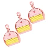 TOYANDONA 3 Sätze Mini Kehrset mit Bürste und Schaufel Tragbares Reinigungsset für Tastatur Auto Detailing und Kleine Schwer Zugängliche Stellen Robustes Material für Computer Schreibtisch