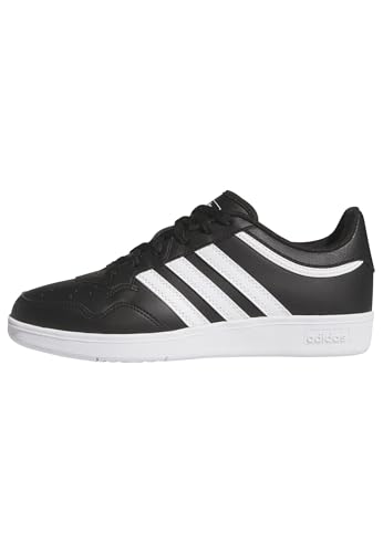 Baskets adidas Hoops 4.0 femme chaussures aux finitions soignées en blanc et noir