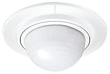 Infrarot-Sensor für die Unterputzmontage in Vordächern und eingebauten Decken im Innen- und Außenbereich (IP54), Ideal zur Deckenmontage in Dachüberstände, Carports, große Hausfronten mit Vordach