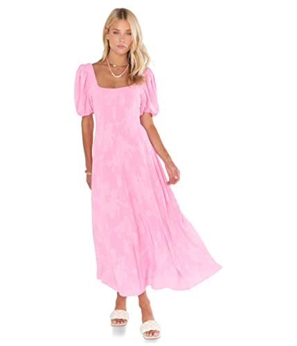 Show Me Your Mumu Women\'s Cathy Mini Dress, Pink Clip Floral