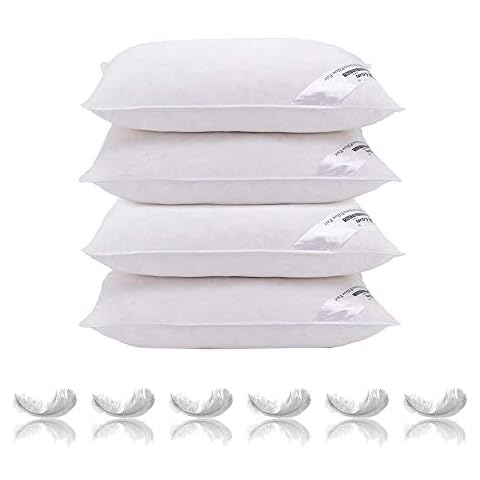 Adam Home Duck Feather Pillows 4 Pack Cover