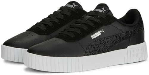 PUMA Womens Carina 2.0 Laser Cut Lace Up Sneakers Shoes Casual - White2