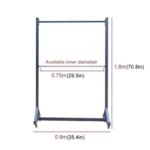 Support de rangement robuste pour rouleaux textile papier peint et vinyle - 3