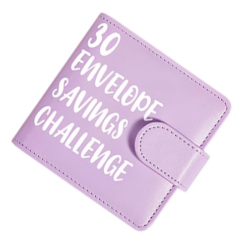Money Saving Binder,30 Envelopes PU Challenge Planner |�����ߖ�p�}�l�[�o�C���_�[ - ��l�A�q���A�e�B�[���A�z�[���I�t�B�X�A�����A���A���O�A�a�����p�[�e�B�[�p