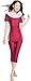 YEESAM Modest Swimsuits for Women Rash Guard 2 Piece with Skirt Muslim Burkini (Red, Asia 2XL (Height: 170-175cm))