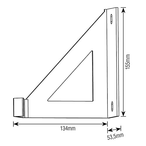 SUPORTE PARA BICICLETA SB01 BRANCO - BRASFORMA