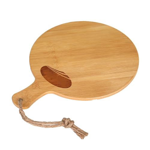 ハンドル付き木製ピザボードベーキングトレイ大皿切断ステーキ大皿ケーキ耐熱皿ガジェットピザ切断