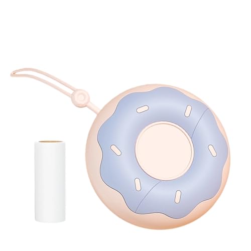 Humdcdy Rodillo de pelusa para sofá, herramienta de limpieza giratoria pegajosa, removedor de pelusas de gato para ropa, para sofá, alfombra, suelo, cama, edredón, coche, suéter de viaje