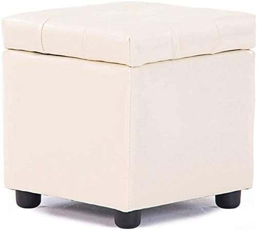 Pouf petit banc carré pour soulager les jambes et meubler les petits espaces