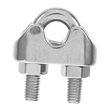 Praktisch: einfach zu bedienen, diese klemme erleichtert das sichern von drähten und kabeln und spart so energie. stahldrahtseilklemme, drahtseilklemme