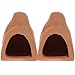 POPETPOP Reptile Hide, 2Pcs Fish Tank Hideout Betta Fish Toys, Aquarium Turtle Tank Decorations for Reptile Habitat Fish Tank Aquarium