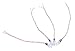 HobbyFlip 3.7v Blue LED Lights Set Night Flying Quadctoper Lights H107-a32 for Hubsan X4 H107L
