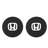 Car Cup Coasters Fit for Honda Civic FIT Odyssey Accord CR-V HR-V Accessories,Recessed Silicone Anti Slip Cup Holder Coaster Interior Accessories 2.75in 2Pack