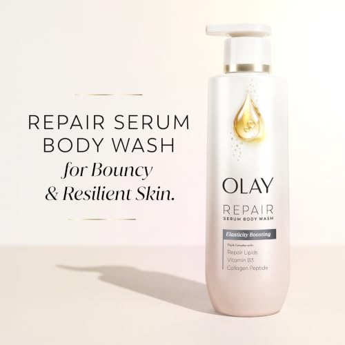 Olay Body Wash for Women, Elasticity Boosting, 20 fl oz Pack of 4 | Triple Complex with Repair Lipids & Collagen Peptide for Skin's Barrier | 24HR Intense Hydration for Bouncy, Resilient Skin - image 3