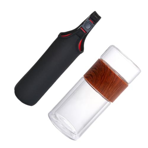MOTHNUR 1 Pieza taza separadora de té taza de vacío Malla difusor tapa infusor te infusionador de te vaso termico cafe botella de té de vidrio taza de separación de té gel de sílice