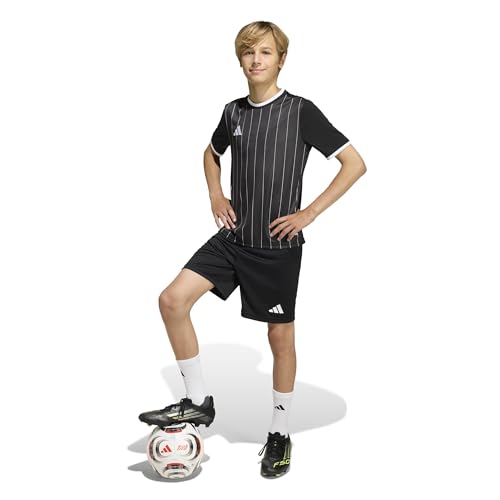adidas Mixte Enfant Entrada26 Graphic Jersey Kids Shirt, Black/White, 9-10 Years