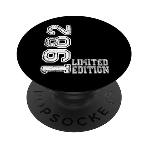 Edición limitada 1982 Cumpleaños 1982 Nacido 1982 Vintage PopSockets PopGrip Intercambiable