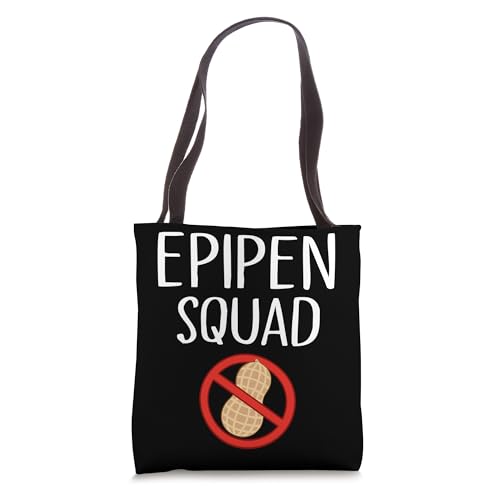 Epipen Squad Epinephrine Peanut Allergy Nut Allergy Allergic Tote Bag