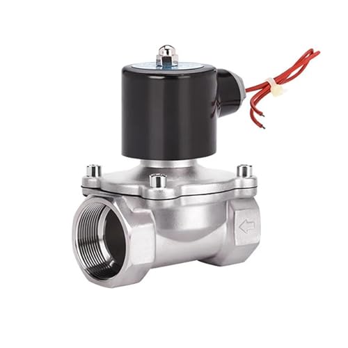 Électrovanne inox 1" DN25 24VDC NPT vanne de commande normalement fermée