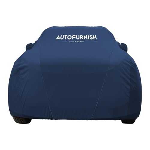 Image of Autofurnish Atom Blue Skin-Fitted Car Body Cover Compatible with KIA Carens 2022 - Atom Blue