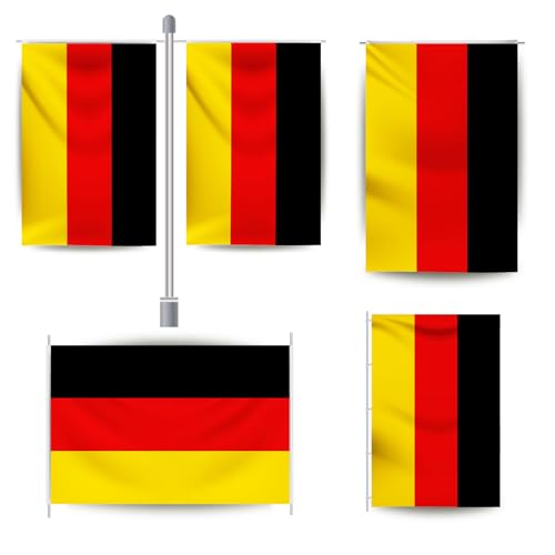 Drapeau allemagne extérieur 100% polyester décoration maison 60x90cm - 2
