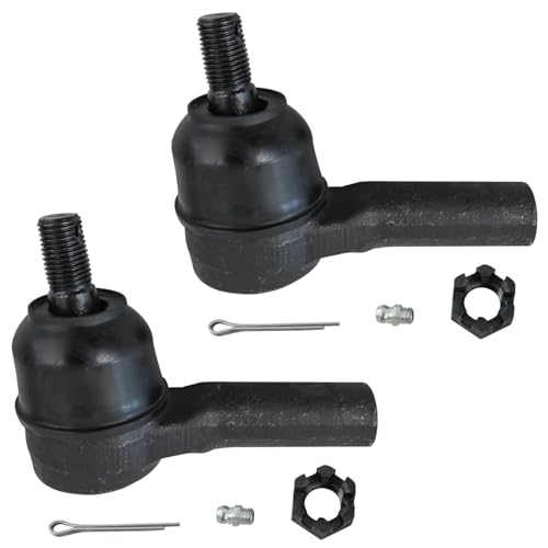 Image of Detroit Axle - 10pc Front End Kit for 96-04 Nissan Pathfinder, 97-03 Infiniti QX4, Lower Control Arms Tie Rod Ends Boots Lower Ball Joints 1996 1997 1998 1999 2000 2001 2002 2003 2004 Replacement