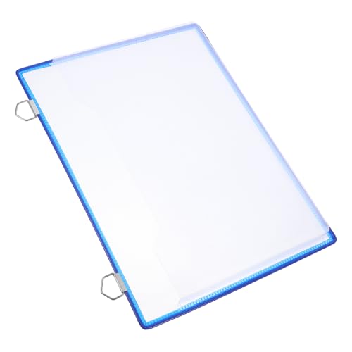 HOUDERCO 吊り下げ式ファイルオーガナイザー プラスチック製透明ファイル収納バッグ 大容量 壁掛け 収納ポケット 自宅 オフィス ?斎 会議室 寮での書類 整理 整頓に