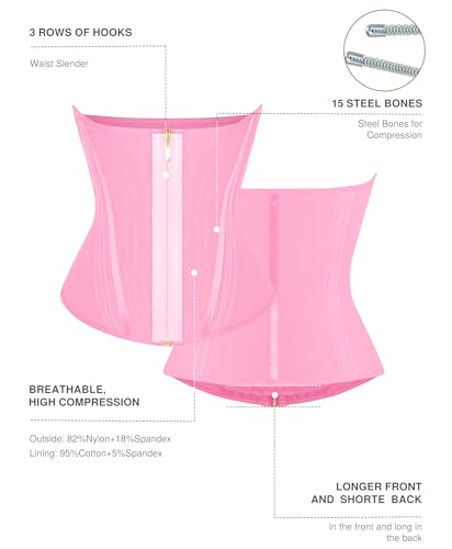 Image of Lover-Beauty Waist Trainer for Women Corset Shapewear Tummy Control Workout Waist Cincher Body Shaper Girdle