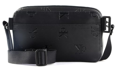 Calvin Klein Umhängetasche Gürteltasche CKJ Monogram Soft Camera Bag22 AOP Mono Allover schwarz