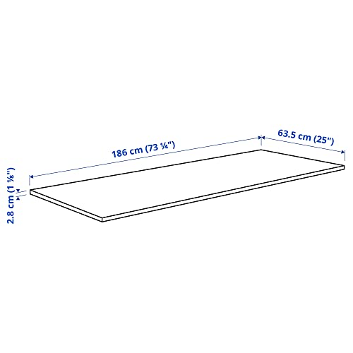 Plan de travail VRENA chêne 186 cm pour rénover sans déformation