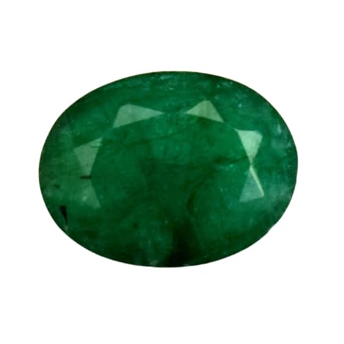 Émeraude naturelle ovale pour bague de fiançailles personnalisée