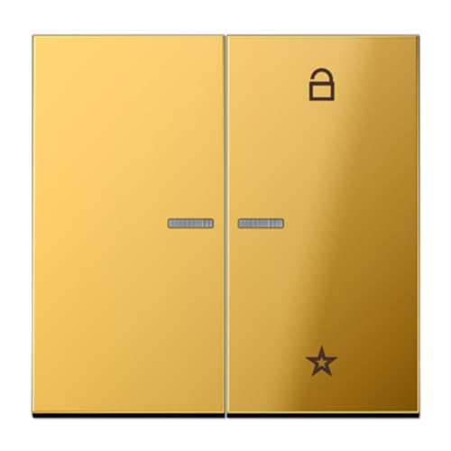 Touche capteur eNet LS doré JUNG FMGO1701 pour commande murale sans fil